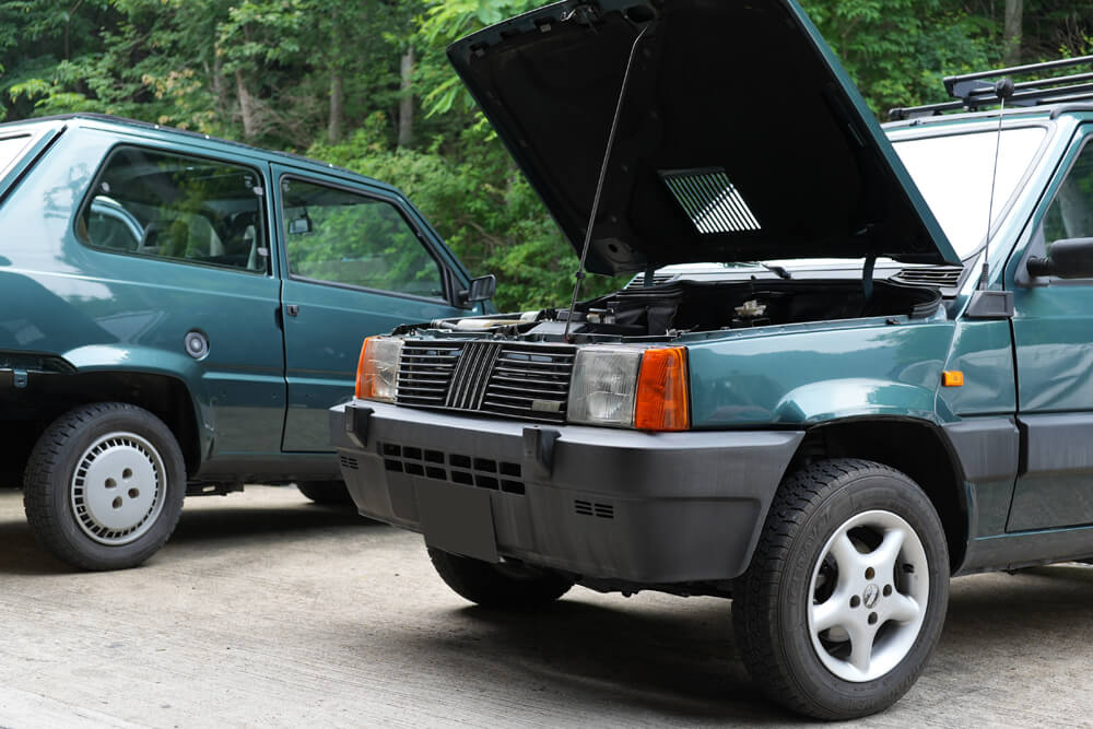 フィアットパンダ修理